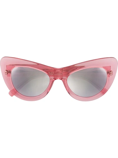 Andy Wolf Oversized Cat Eye Sunglasses In Pink