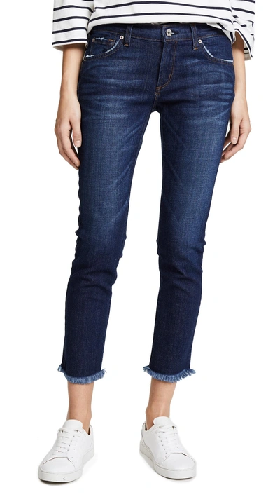 James Jeans Jesse Cropped Jeans In Blue Jean