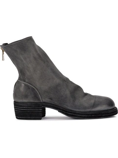 Guidi Zipped Ankle Boots