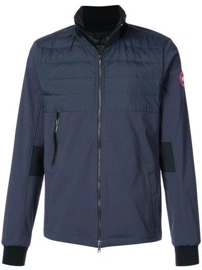 Canada Goose Padded Zipped Jacket In Blue