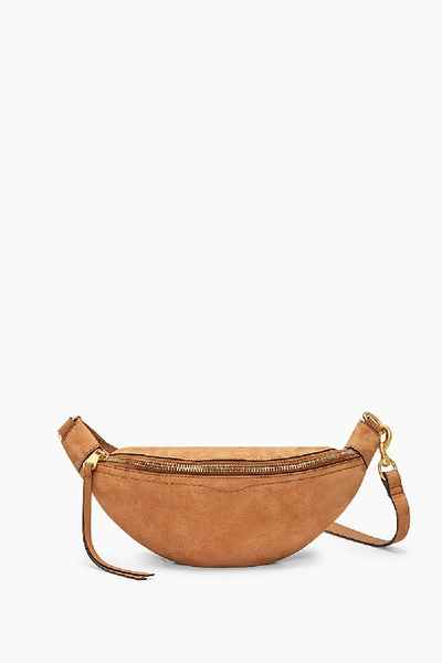 Rebecca Minkoff Bree Leather Belt Bag - Brown In Almond