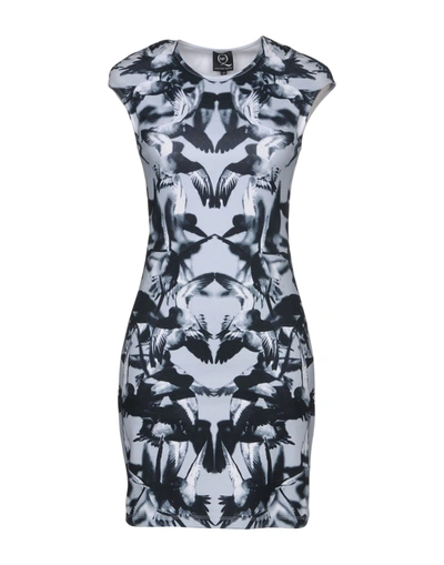 Mcq By Alexander Mcqueen Short Dress In Light Grey