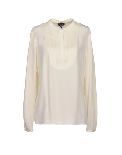 Armani Jeans Blouse In Ivory