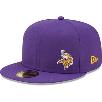New Era Purple Minnesota Vikings  Flawless 59fifty Fitted Hat