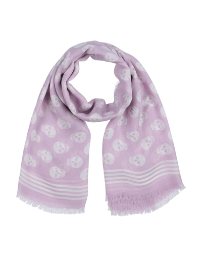 Alexander Mcqueen Scarves In Purple