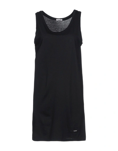 Miu Miu Tank Top In Black