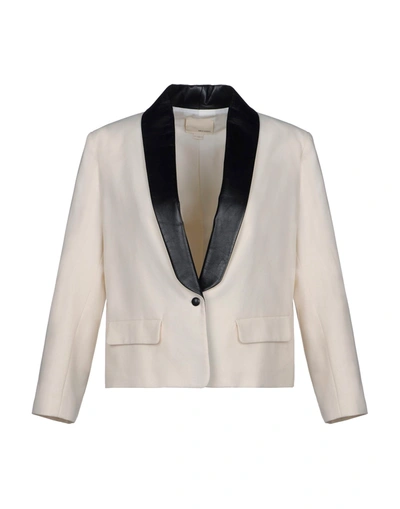 Band Of Outsiders Sartorial Jacket In Ivory