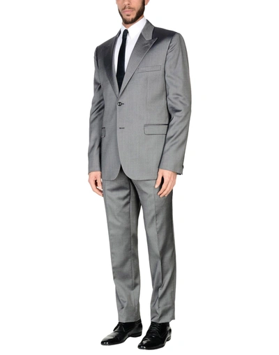 Versace Suits In Grey