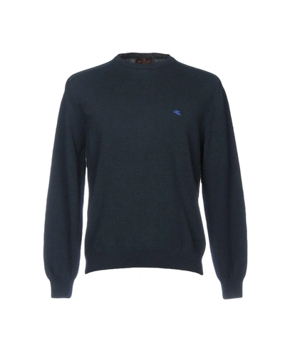 Etro Sweater In Dark Blue