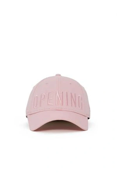 Opening Ceremony Satin Stitch Logo Cap In Pearl Pink