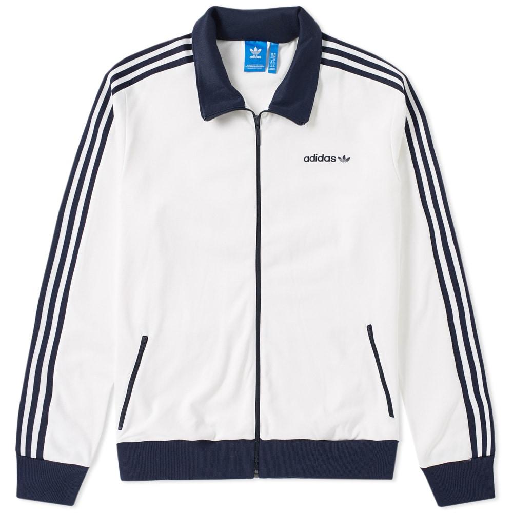 adidas beckenbauer white track jacket