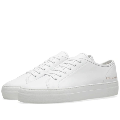 Common Projects Tournament Low Super Leather In White