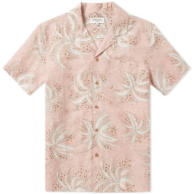 Ymc You Must Create Ymc Short Sleeve Palm Malick Shirt In Pink