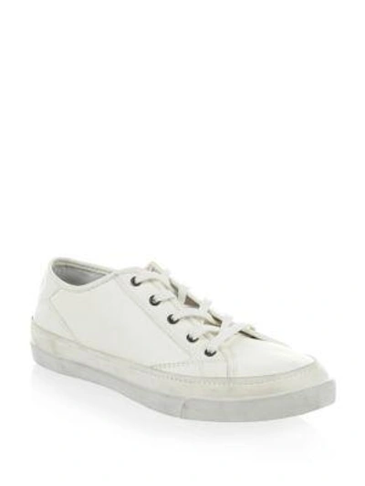 John Varvatos Jet Lace-up Low Top Sneakers In White
