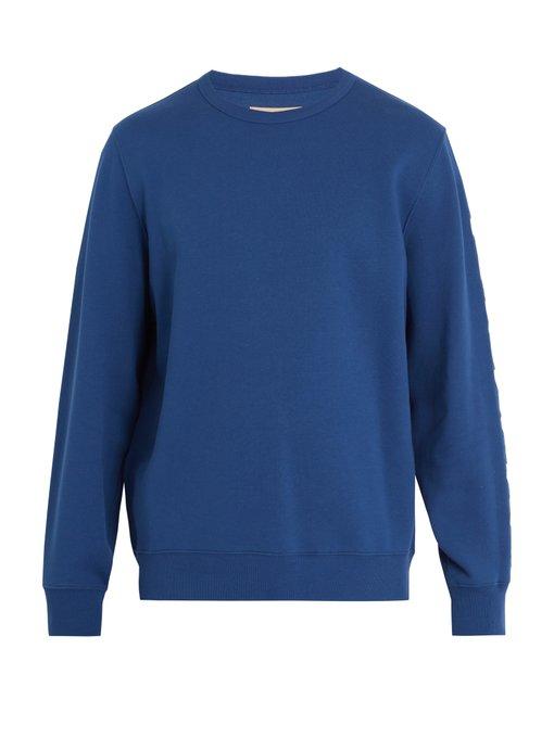 blue burberry sweater