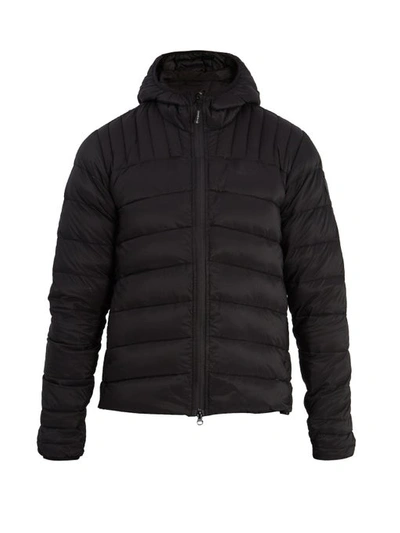Canada Goose Brookvale Quilted Down Hooded Jacket In Black