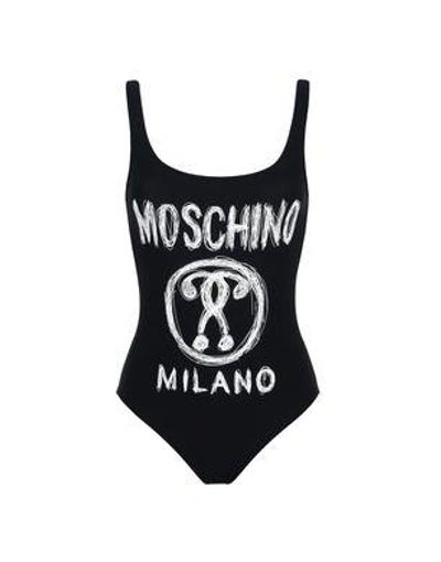 Moschino One-piece Suits In Black
