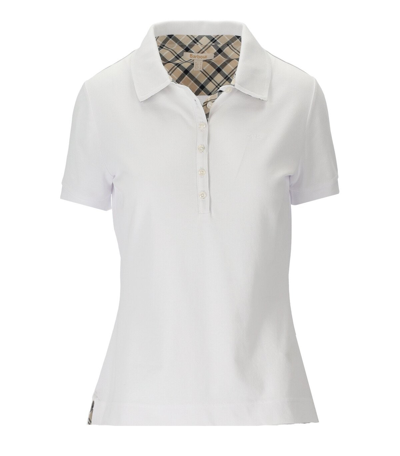 Barbour Polo With Logo In White