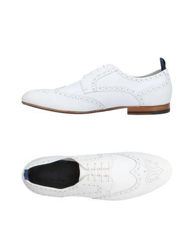 Alberto Guardiani 系带鞋 In White