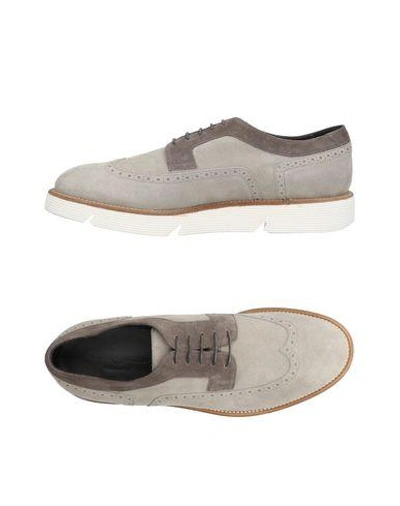 Alberto Guardiani Lace-up Shoes In Grey