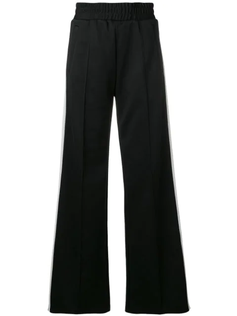 off white black track pants