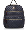 Mz Wallace Crosby Backpack - Blue In Dawn/gold