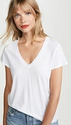 Splendid Sloane Scoop-neck T-shirt In White