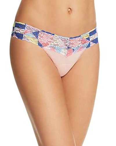 Hanky Panky Lace Waistband Low-rise Thong - 100% Exclusive In Rosita Pink