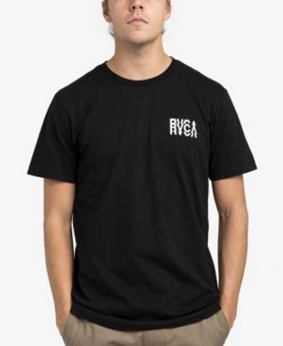 Rvca Men's Disrupt Logo Print T-shirt In Blk-black