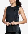 Under Armour Threadborne Muscle Tank In White