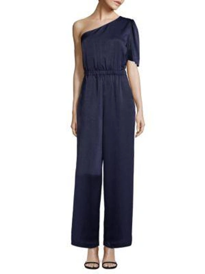 Plenty By Tracy Reese One-shoulder Jumpsuit In Twilight