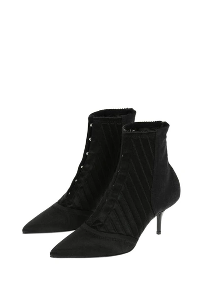 Dolce E Gabbana Women's  Black Other Materials Ankle Boots