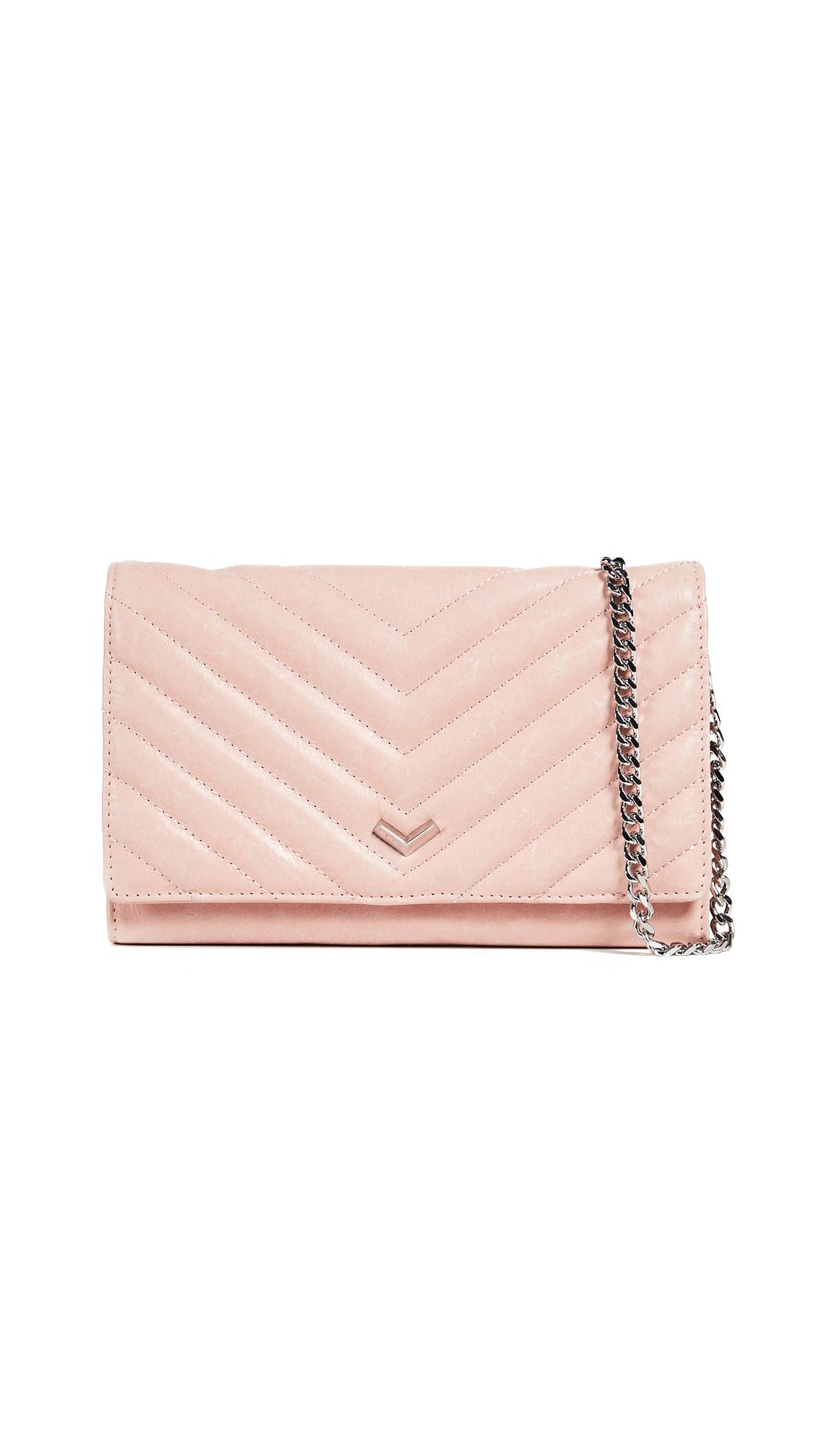 botkier soho quilted leather chain wallet