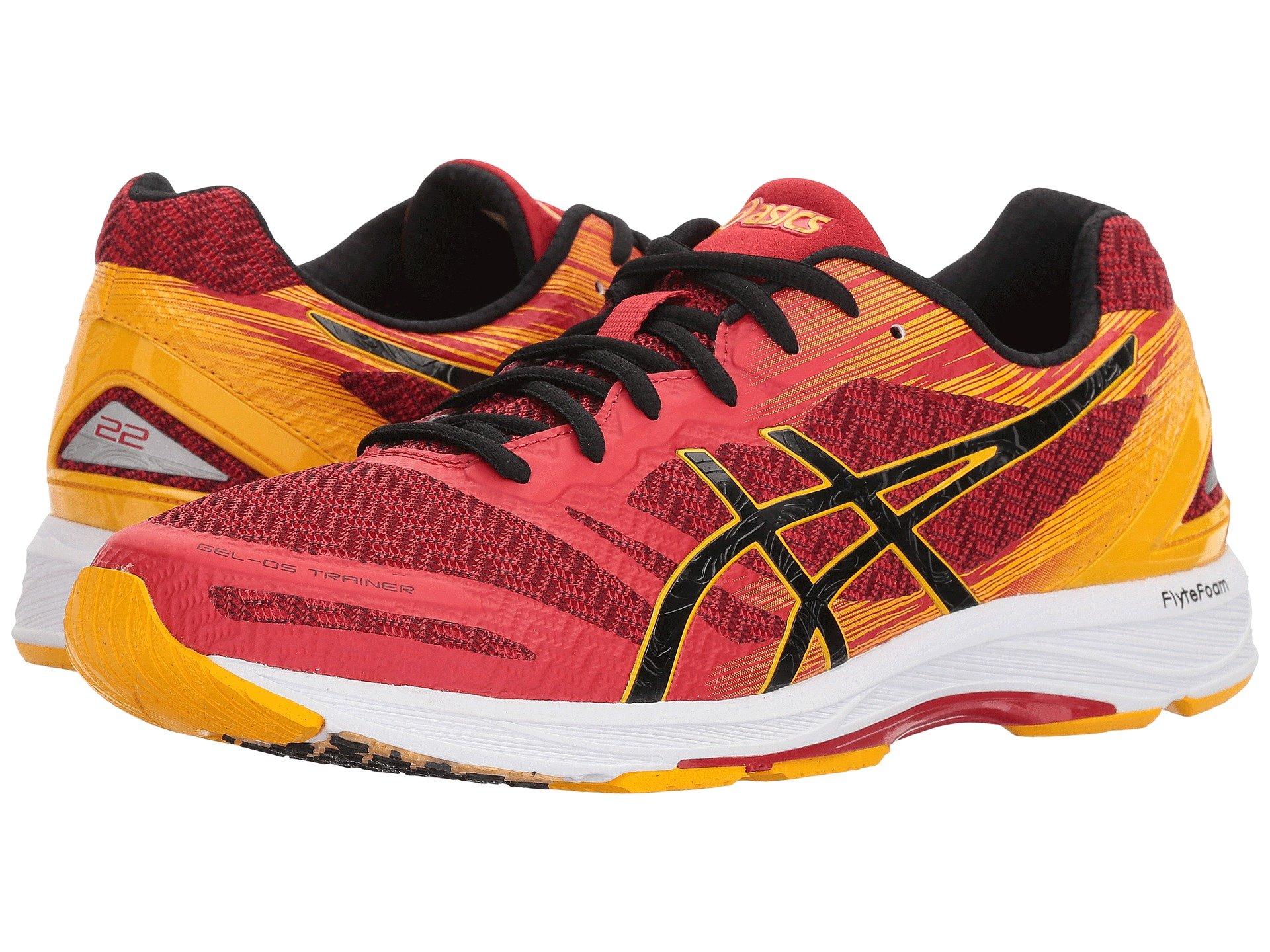 Asics Gel Ds Trainer 22 In Prime Red Black Gold Modesens