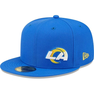 New Era Royal Los Angeles Rams  Flawless 59fifty Fitted Hat
