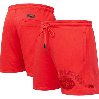 Pro Standard San Francisco 49ers Triple Red Shorts