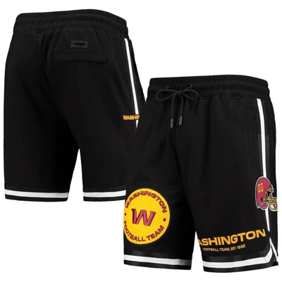 Pro Standard Black Washington Football Team Core Logo Shorts