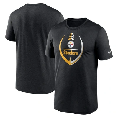 Nike Black Pittsburgh Steelers Icon Legend Performance T-shirt