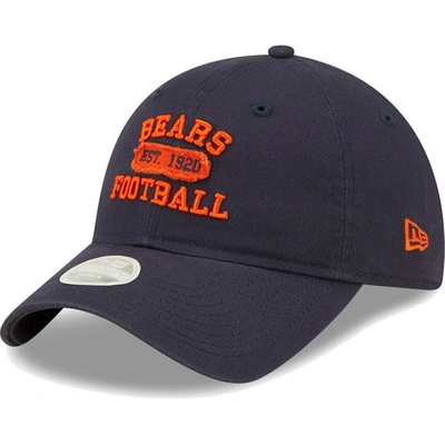 New Era Navy Chicago Bears Formed 9twenty Adjustable Hat