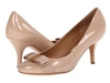 Ferragamo Women's Alice 55 Patent Leather Block Heel Pumps In New Blush