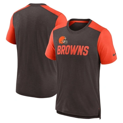 Nike Men's Color Block Team Name (nfl Cleveland Browns) T-shirt