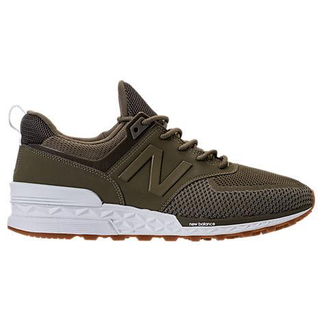 men's new balance 574 sport knit casual shoes