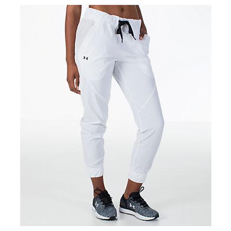 under armour white joggers