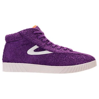 Tretorn Men's Nylite Hi Xab2 Casual Shoes, Purple - Size 9.5