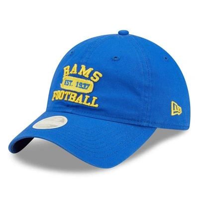 New Era Royal Los Angeles Rams Formed 9twenty Adjustable Hat