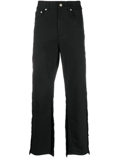 Alexander Mcqueen Loose Fit Jeans In 1001 Black