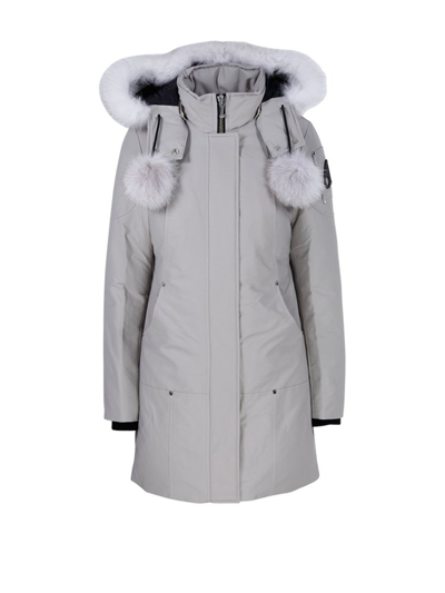 Moose Knuckles Stirling Parka Wintercoat In Grey