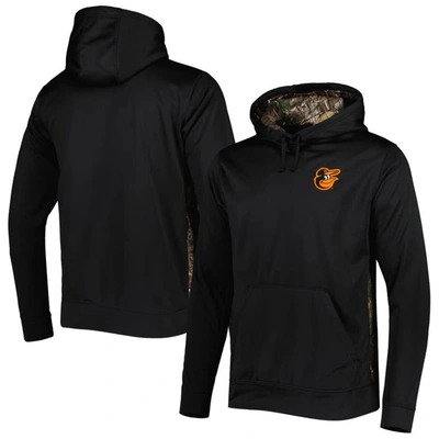 Dunbrooke Men's  Black, Camo Baltimore Orioles Ranger Pullover Hoodie In Black,camo