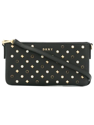 Dkny Studded Shoulder Bag - Black