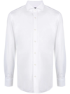 Hugo Boss Classic Long Sleeved Shirt In White